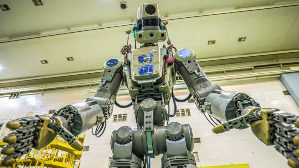Fedor, el primer robot humanoide ruso, ya está en el espacio